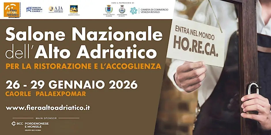 L’innovazione delle superfici  per il settore Ho.Re.Ca. fa tappa a Caorle