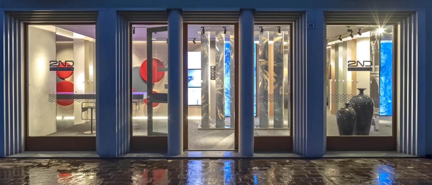 La vetrina del nostro showroom a Concordia Sagittaria
